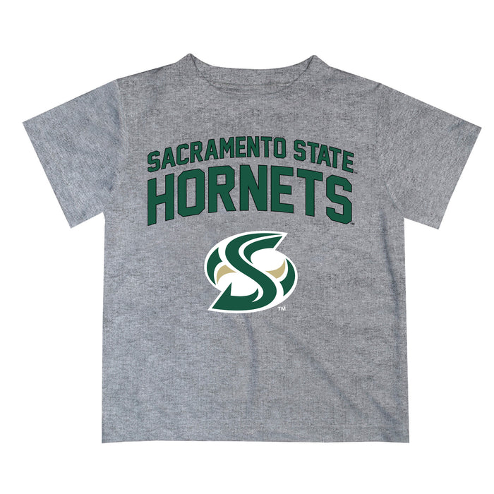 Sacramento State Hornets Vive La Fete Boys Game Day V2 Gray Short Sleeve Tee Shirt