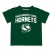 Sacramento State Hornets Vive La Fete Boys Game Day V2 Green Short Sleeve Tee Shirt