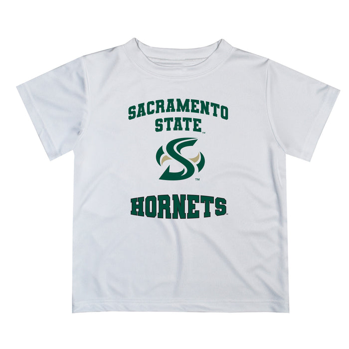 Sacramento State Hornets Vive La Fete Boys Game Day V3 White Short Sleeve Tee Shirt