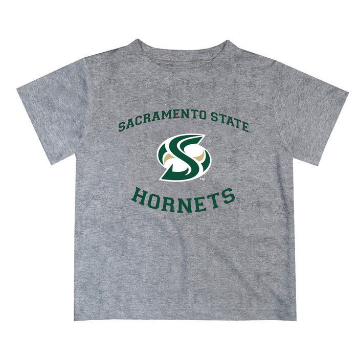 Sacramento State Hornets Vive La Fete Boys Game Day V1 Gray Short Sleeve Tee Shirt