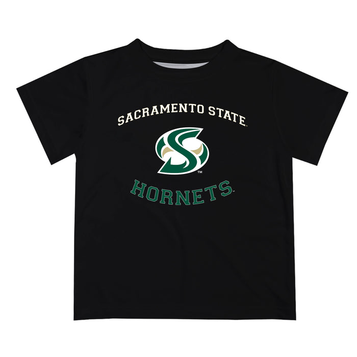 Sacramento State Hornets Vive La Fete Boys Game Day V1 Black Short Sleeve Tee Shirt