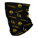 Cal State LA Golden Eagles Vive La Fete All Over Logo Game Day  Collegiate Face Cover Soft 4-Way Stretch Neck Gaiter - Vive La Fête - Online Apparel Store