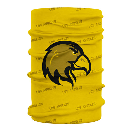 Cal State LA Golden Eagles Vive La Fete All Over Logo Game Day  Collegiate Face Cover Soft 4-Way Stretch Neck Gaiter - Vive La Fête - Online Apparel Store