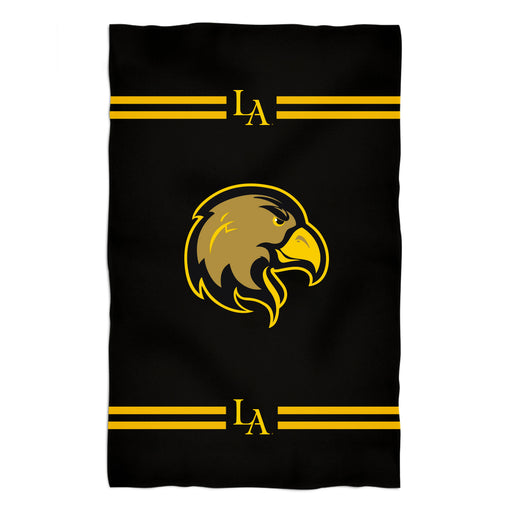 Cal State LA Golden Eagles Vive La Fete Game Day Absorvent Premium Black Beach Bath Towel 51 x 32" Logo & Stripes" - Vive La Fête - Online Apparel Store