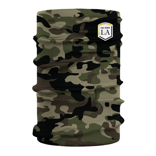 Cal State LA Golden Eagles Vive La Fete Camo Collegiate Face Cover Soft Camouflage Four Way Stretch Neck Gaiter - Vive La Fête - Online Apparel Store