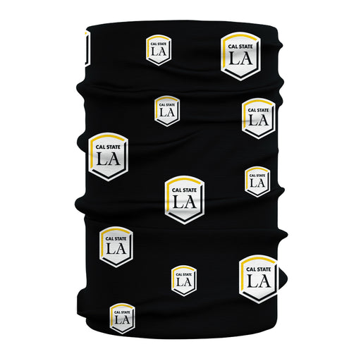 Cal State LA Golden Eagles Vive La Fete All Over Logo Game Day  Collegiate Face Cover Soft 4-Way Stretch Neck Gaiter - Vive La Fête - Online Apparel Store