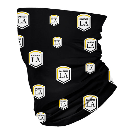 Cal State LA Golden Eagles Vive La Fete All Over Logo Game Day  Collegiate Face Cover Soft 4-Way Stretch Neck Gaiter - Vive La Fête - Online Apparel Store