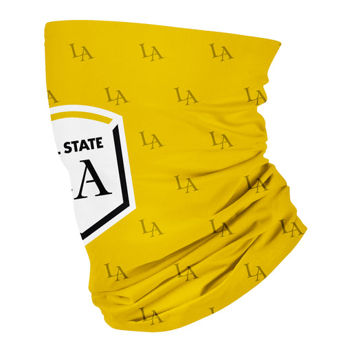 Cal State LA Golden Eagles Vive La Fete All Over Logo Game Day  Collegiate Face Cover Soft 4-Way Stretch Neck Gaiter - Vive La Fête - Online Apparel Store