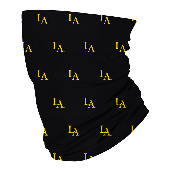 Cal State LA Golden Eagles All Over Logo Game Day Collegiate Face Cover Soft 4-Way Stretch Two Ply Neck Gaiter - Vive La Fête - Online Apparel Store
