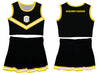 Cal State Los Angeles Golden Eagles Vive La Fete Game Day Black Sleeveless Cheerleader Set - Vive La Fête - Online Apparel Store