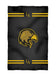 Cal State LA Golden Eagles Vive La Fete Game Day Absorbent Premium Black Beach Bath Towel 31 x 51 Logo and Stripes