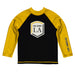 Cal State LA Golden Eagles Vive La Fete Black and Gold Long Sleeve Raglan Rashguard