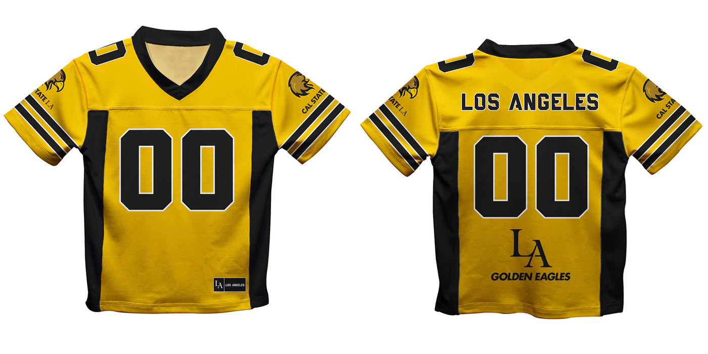 Cal State Los Angeles Golden Eagles Vive La Fete Game Day Gold Boys Fashion Football T-Shirt - Vive La Fête - Online Apparel Store