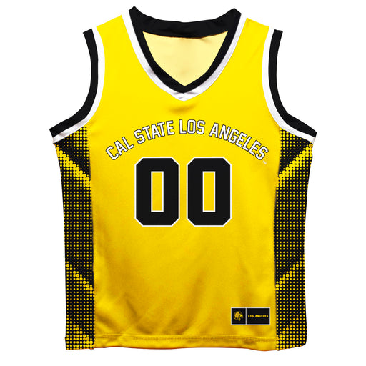Cal State Los Angeles Golden Eagles Vive La Fete Game Day Gold Boys Fashion Basketball Top