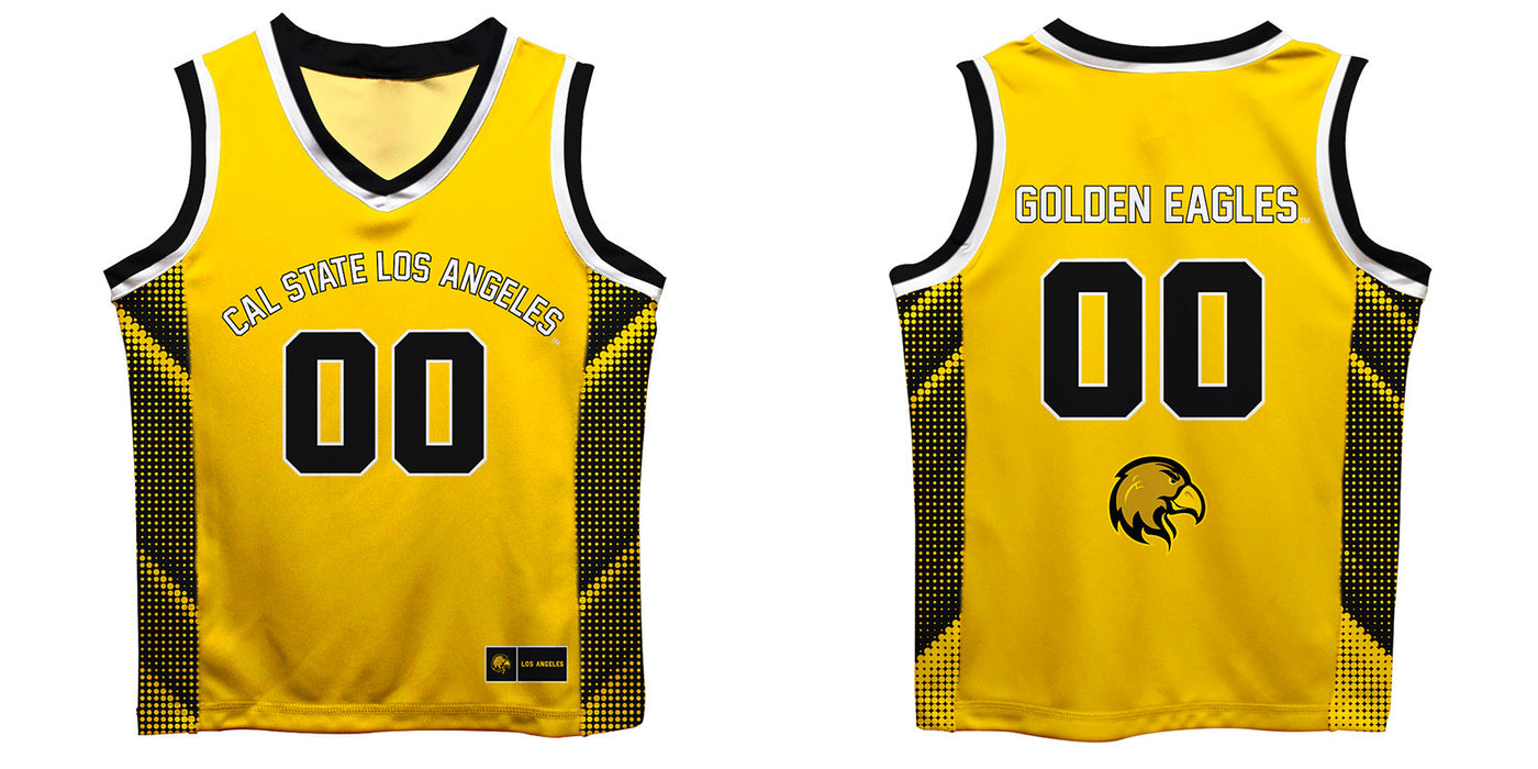 Cal State Los Angeles Golden Eagles Vive La Fete Game Day Gold Boys Fashion Basketball Top - Vive La Fête - Online Apparel Store