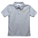 Cal State Los Angeles Golden Eagles Embroidered Gray Short Sleeve Polo Box Shirt