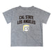 Cal State LA Golden Eagles Vive La Fete Boys Game Day V2 Heather Gray Short Sleeve Tee Shirt