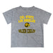 Cal State LA Golden Eagles Vive La Fete Boys Game Day V3 Heather Gray Short Sleeve Tee Shirt
