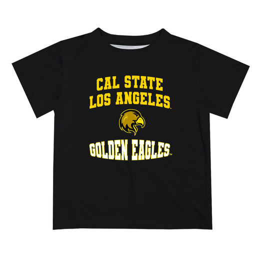 Cal State LA Golden Eagles Vive La Fete Boys Game Day V3 Black Short Sleeve Tee Shirt