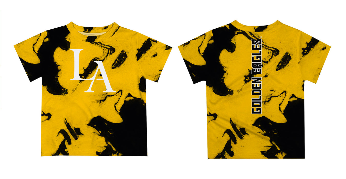 Cal State Los Angeles Golden Eagles Vive La Fete Marble Boys Game Day Gold Short Sleeve Tee - Vive La Fête - Online Apparel Store