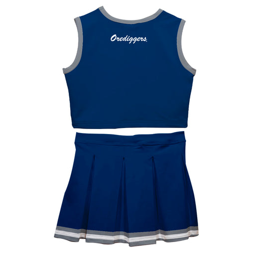 Colorado Mines Orediggers Vive La Fete Game Day Blue Sleeveless Cheerleader Set - Vive La Fête - Online Apparel Store