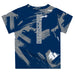 Colorado School of Mines Orediggers Vive La Fete Boys Game Day Blue Short Sleeve Tee Paint Brush - Vive La Fête - Online Apparel Store