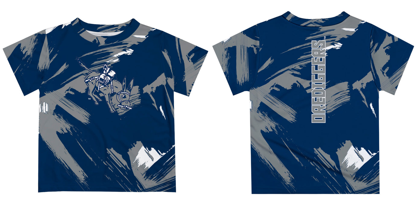 Colorado School of Mines Orediggers Vive La Fete Boys Game Day Blue Short Sleeve Tee Paint Brush - Vive La Fête - Online Apparel Store