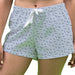 Colorado Mines Orediggers Vive La Fete Game Day All Over Logo Women Blue Lounge Shorts