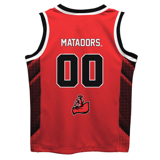 CSUN California State University Northridge Matadors Vive La Fete Game Day Red Boys Fashion Basketball Top - Vive La Fête - Online Apparel Store