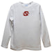 Cal State Stanislaus Warriors CSUSTAN Embroidered White Long Sleeve Boys Tee Shirt