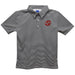 Cal State Stanislaus Warriors CSUSTAN Embroidered Black Stripes Short Sleeve Polo Box Shirt