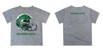 Colorado State Rams CSU Original Dripping Football Heather Gray T-Shirt by Vive La Fete - Vive La Fête - Online Apparel Store