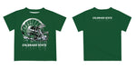 Colorado State Rams CSU Original Dripping Football Green T-Shirt by Vive La Fete - Vive La Fête - Online Apparel Store