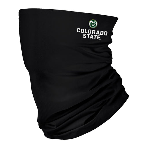 Colorado State Rams CSU Vive La Fete Black Game Day Collegiate Logo Face Cover Soft  Four Way Stretch Neck Gaiter - Vive La Fête - Online Apparel Store