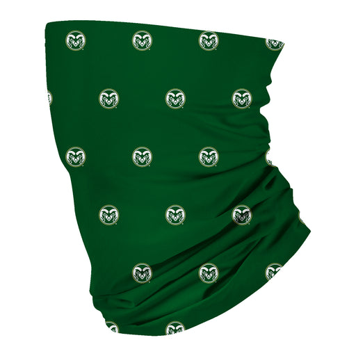 Colorado State Rams CSU Vive La Fete All Over Logo Game Day Collegiate Face Cover Soft 4-Way Stretch Two Ply Neck Gaiter - Vive La Fête - Online Apparel Store