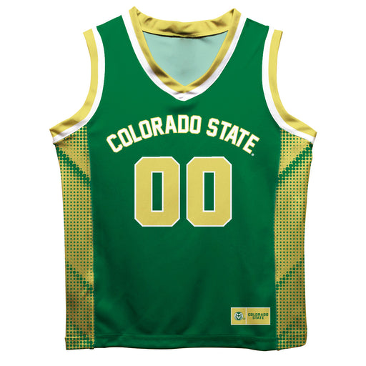 Colorado State Rams Vive La Fete Game Day Green Boys Fashion Basketball Top
