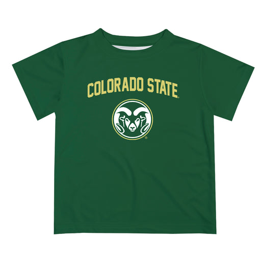 Colorado State Rams CSU Vive La Fete Boys Game Day V2 Green Short Sleeve Tee Shirt