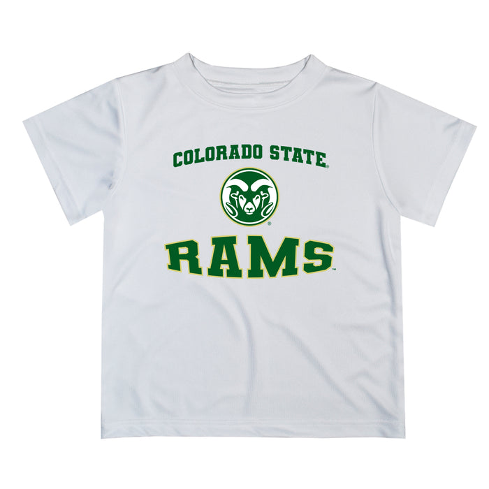 Colorado State Rams CSU Vive La Fete Boys Game Day V3 White Short Sleeve Tee Shirt