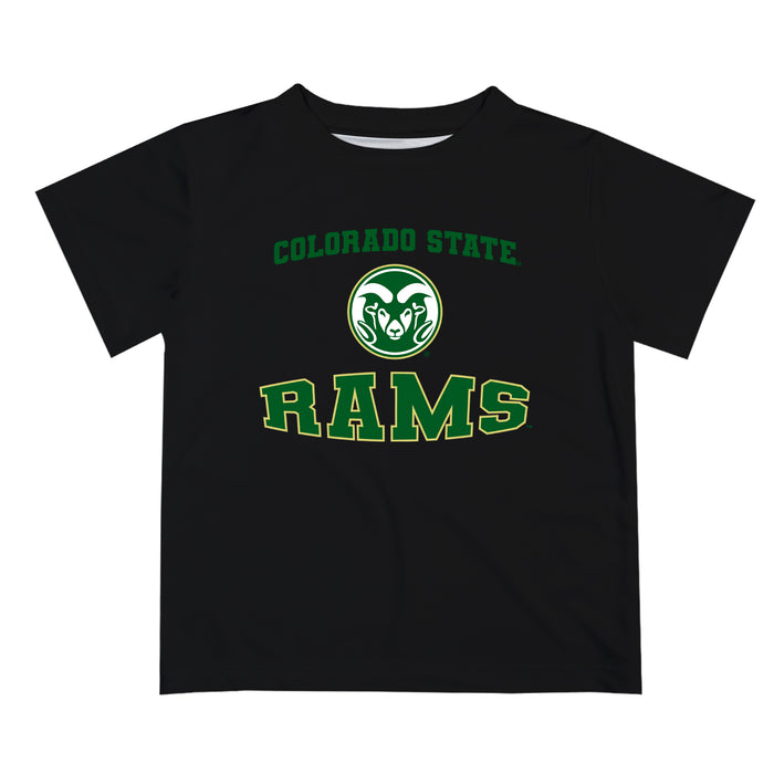 Colorado State Rams CSU Vive La Fete Boys Game Day V3 Black Short Sleeve Tee Shirt