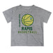 Colorado State Rams CSU Vive La Fete Basketball V1 Heather Gray Short Sleeve Tee Shirt