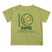 Colorado State Rams CSU Vive La Fete Basketball V1 Gold Short Sleeve Tee Shirt