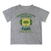 Colorado State Rams CSU Vive La Fete Football V2 Heather Gray Short Sleeve Tee Shirt