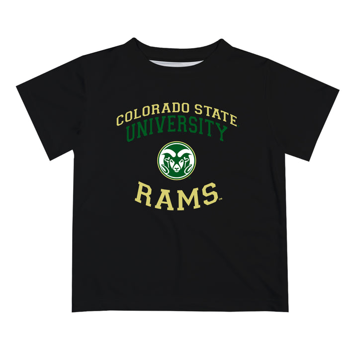 Colorado State Rams CSU Vive La Fete Boys Game Day V1 Black Short Sleeve Tee Shirt