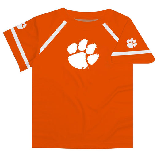 Clemson Orange Boys Tee Shirt Short Sleeve - Vive La Fête - Online Apparel Store