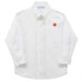 Clemson White Button Down Shirt Long Sleeve