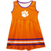 Clemson Tigers Orange Sleeveless Tank Dress With Purple Stripes - Vive La Fête - Online Apparel Store