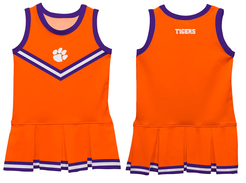 Clemson Tigers Vive La Fete Game Day Orange Sleeveless Cheerleader Dress - Vive La Fête - Online Apparel Store
