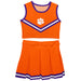 Clemson Tigers Vive La Fete Game Day Orange Sleeveless Cheerleader Set