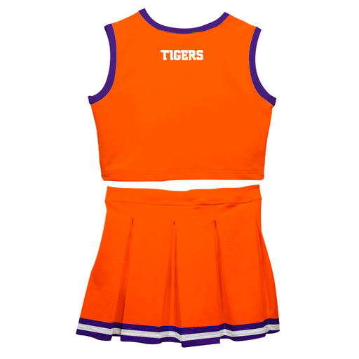 Clemson Tigers Vive La Fete Game Day Orange Sleeveless Cheerleader Set - Vive La Fête - Online Apparel Store