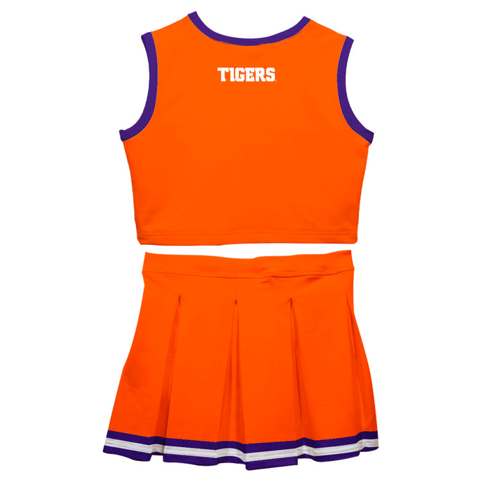 Clemson Tigers Vive La Fete Game Day Orange Sleeveless Cheerleader Set - Vive La Fête - Online Apparel Store